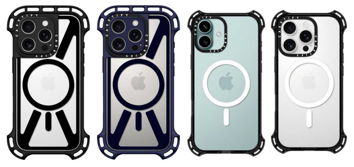 Casetify Bounce and Ultra Bounce cases for iPhone 16