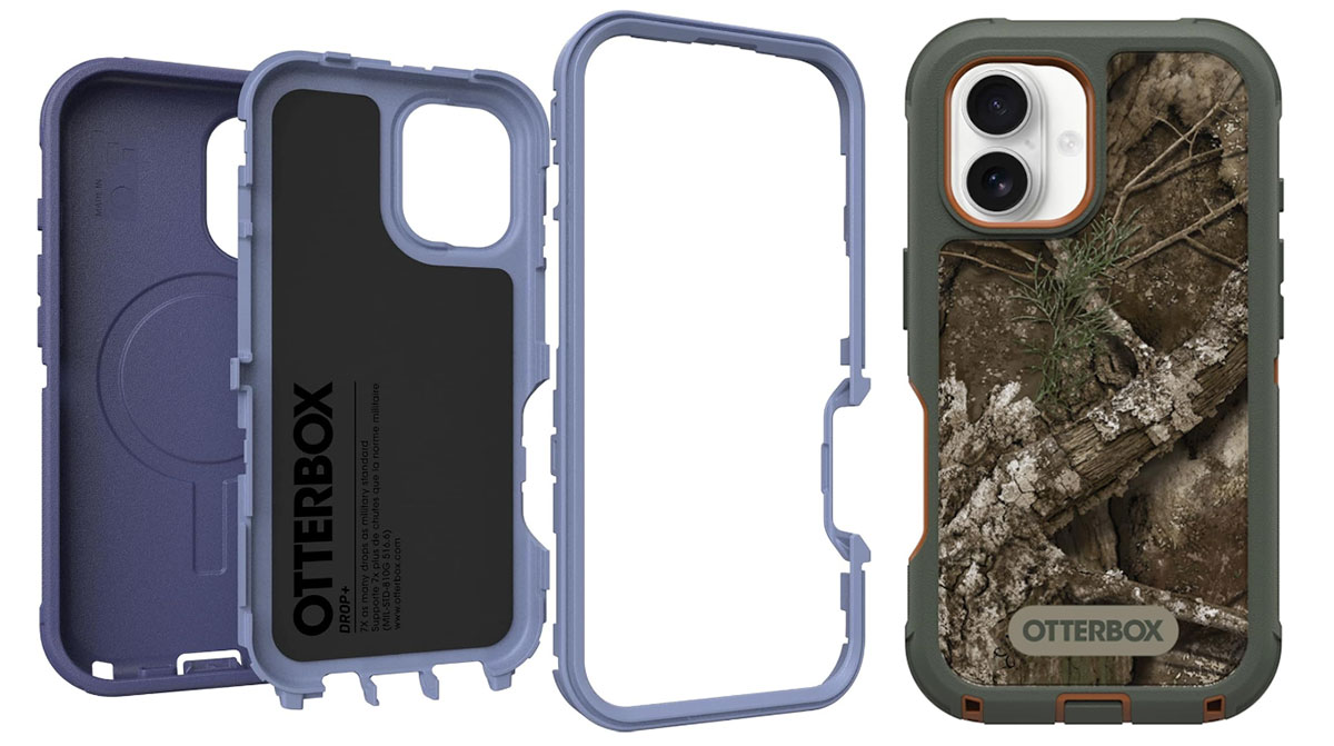 OtterBox Defender Pro for iPhone 16 – Grippy 3-part case